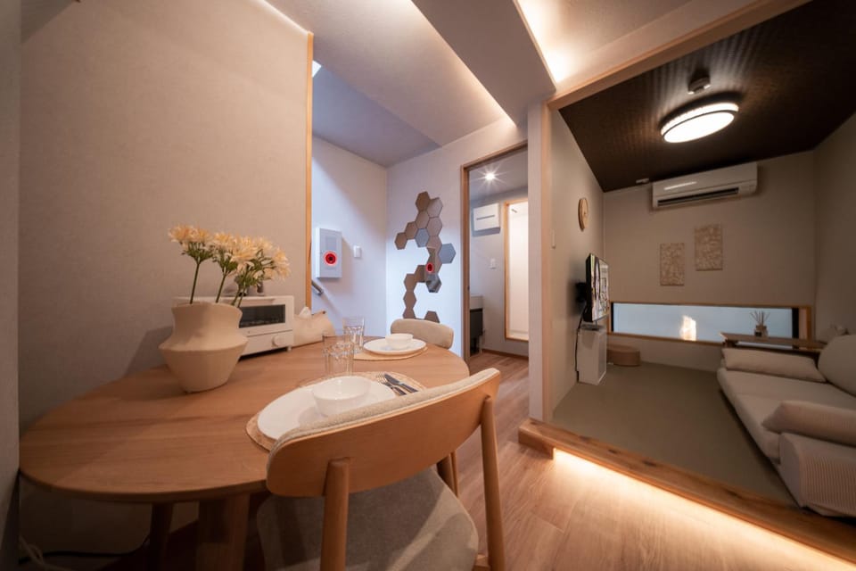 Living room, air conditioner
