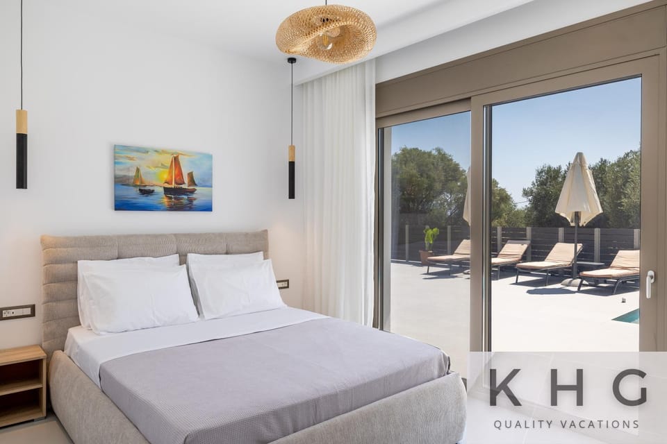 Mira Mare villa with private pool in Pessada Villa in Cephalonia