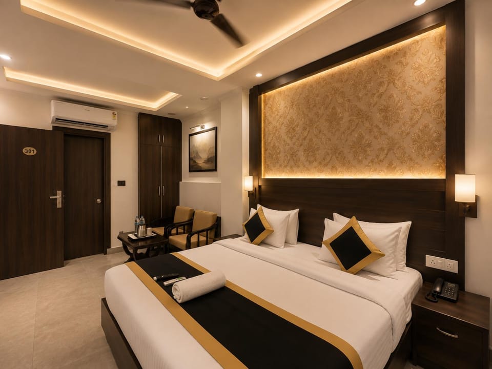 Bed, Photo of the whole room, Bedroom, wardrobe