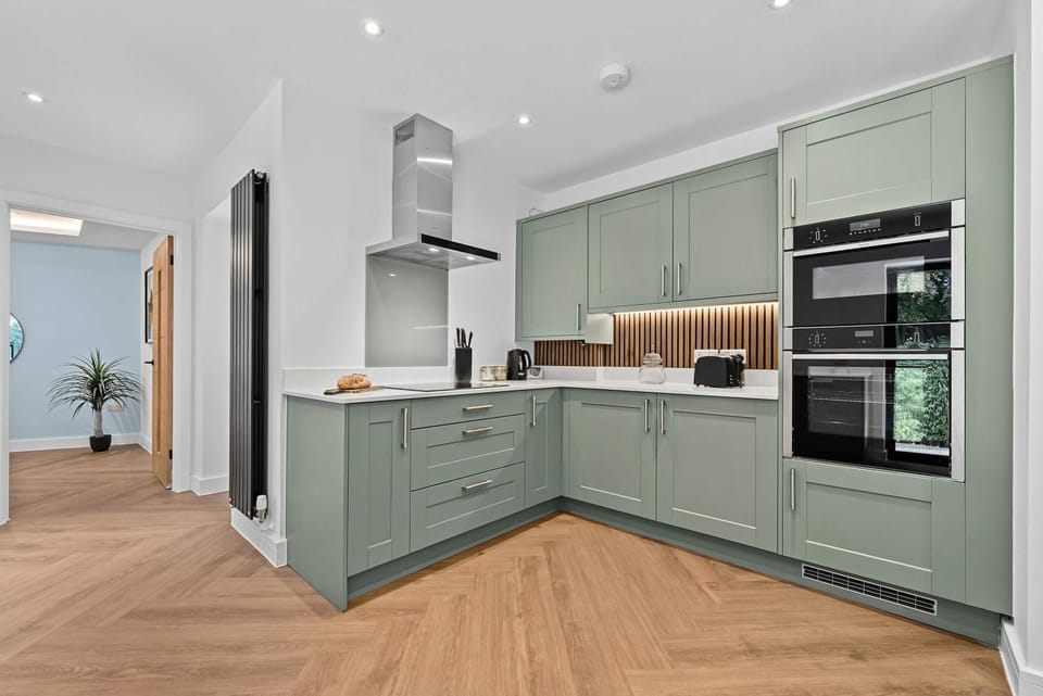 Coffee/tea facilities, Kitchen or kitchenette, dishwasher, oven, pet friendly, stove, toaster