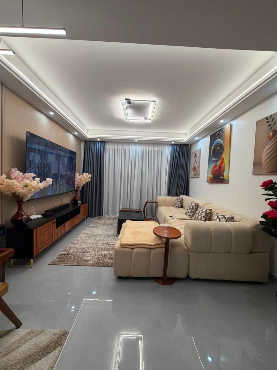 Kilimani Spacious 1BR with Private Study & Balcony Apartment in Nairobi County