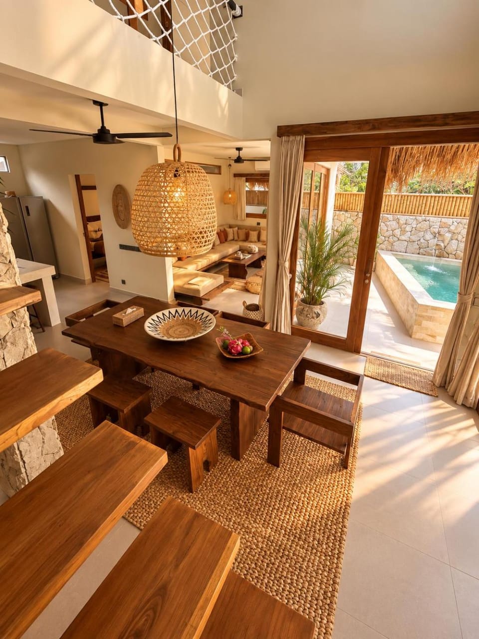 Dining area, Dinner