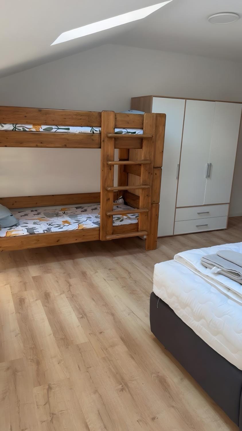 Property building, Living room, Bedroom