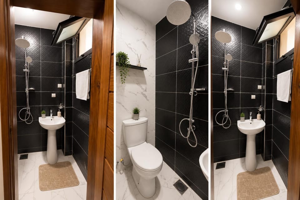 Shower, Toilet, Bathroom, bidet, towels