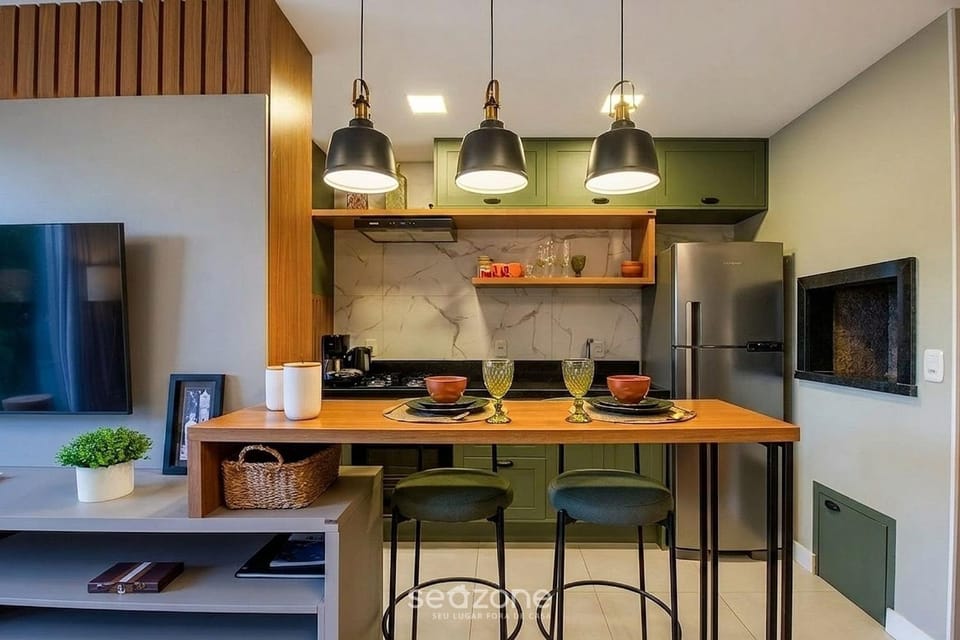 TV and multimedia, Kitchen or kitchenette, Seating area, Dining area