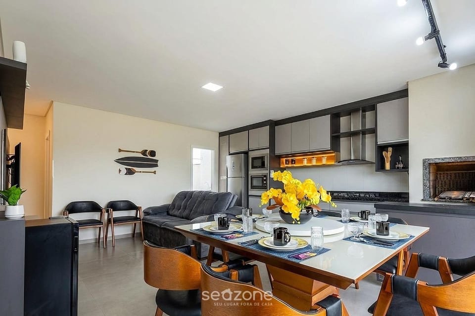 BBQ facilities, View (from property/room), Kitchen or kitchenette, Living room, Dining area