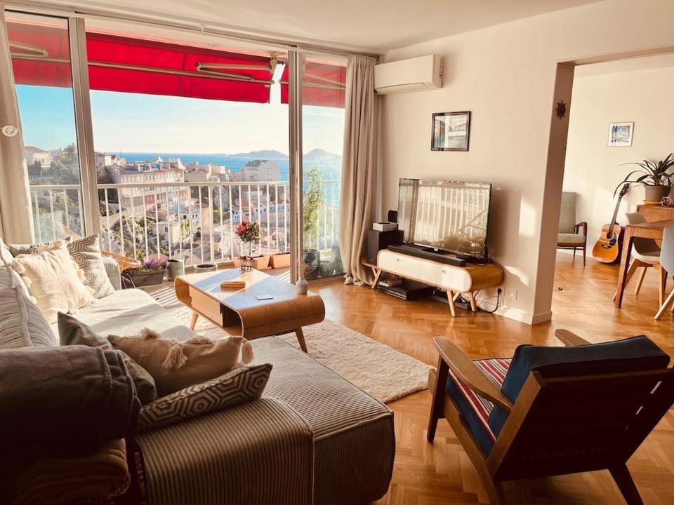 Balcony/Terrace, Living room, Sea view