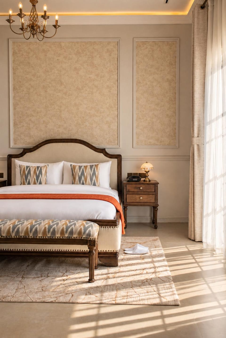Bed, Photo of the whole room, Seating area, Bedroom