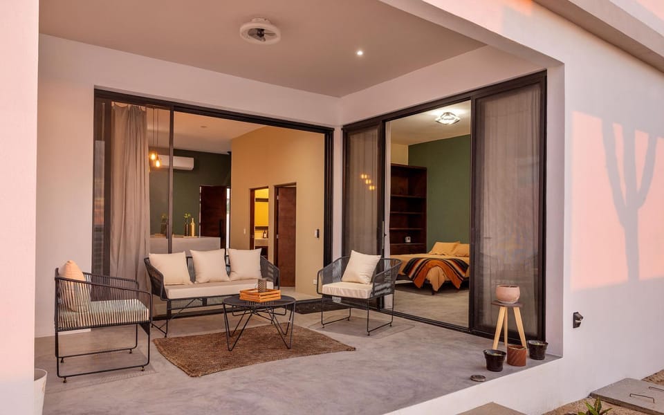 Patio, Living room, Seating area