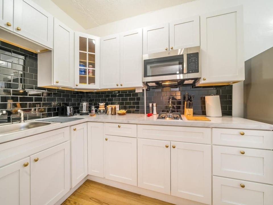 High Falls Studio TV Kitchen Downtown Rochester Apartment in Brighton