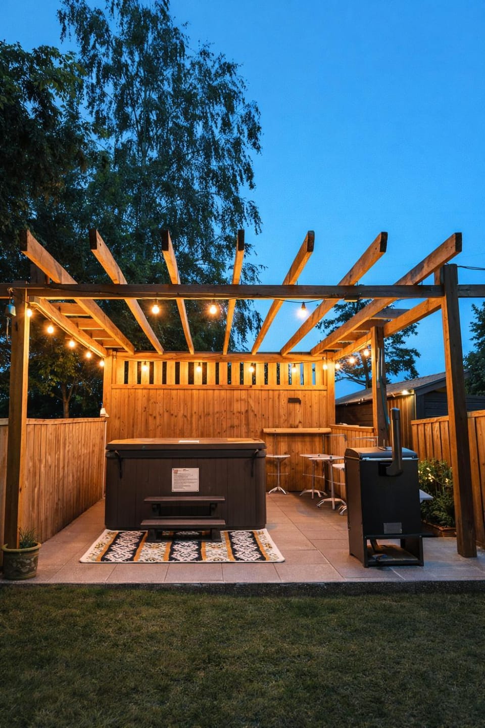 BBQ facilities, Hot Tub, Evening entertainment