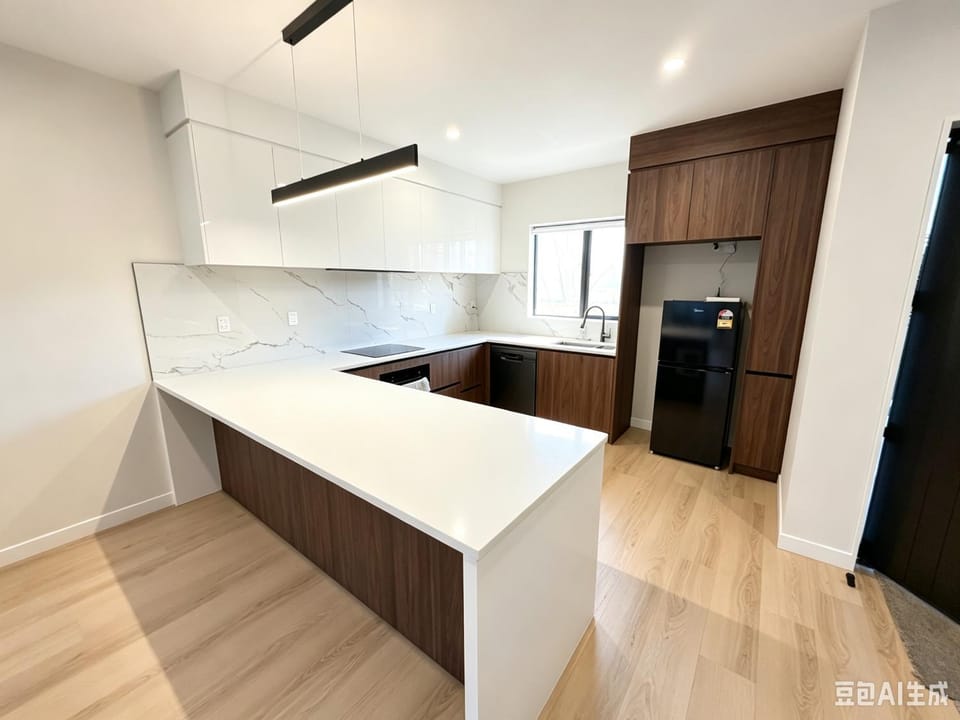 Kitchen or kitchenette, dishwasher, oven
