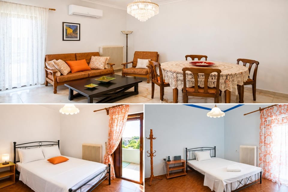 Bed, Living room, Photo of the whole room, Seating area, Dining area, Bedroom, air conditioner