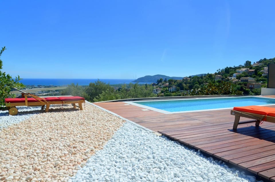 Natural landscape, Mountain view, Pool view, sunbed