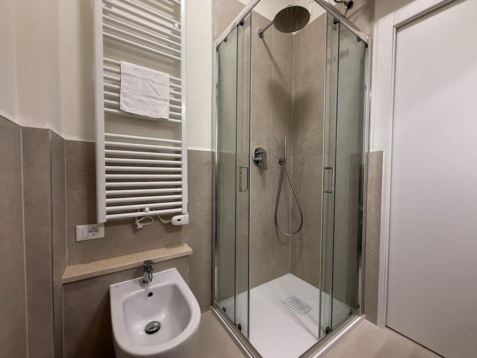 Shower, Toilet, Bathroom, towels