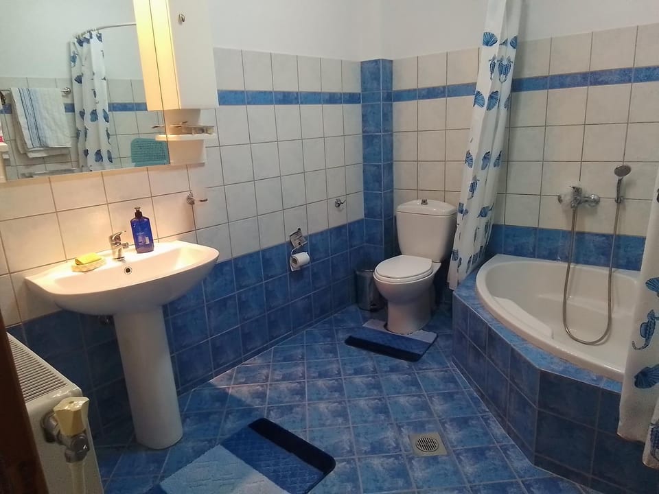 Bathroom, Living room