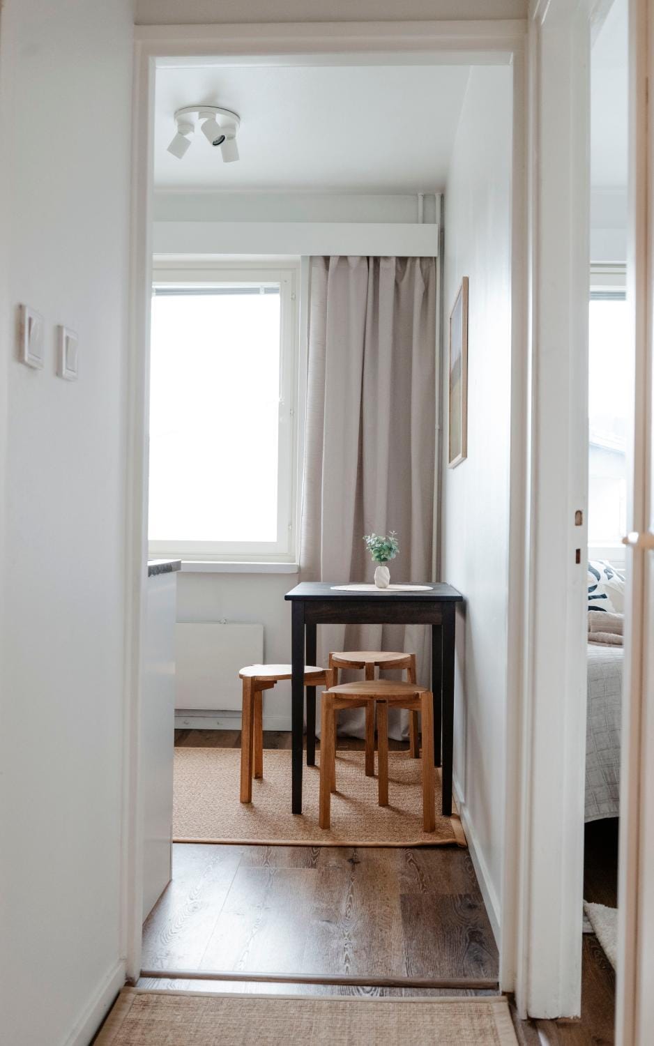 Kitchen or kitchenette, furniture