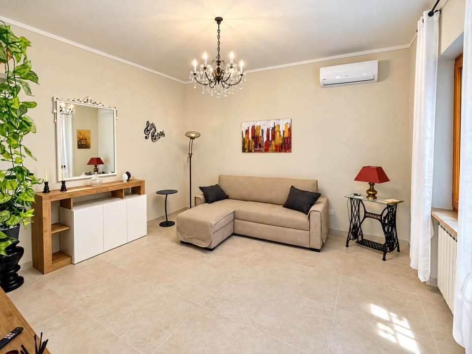 Living room, air conditioner