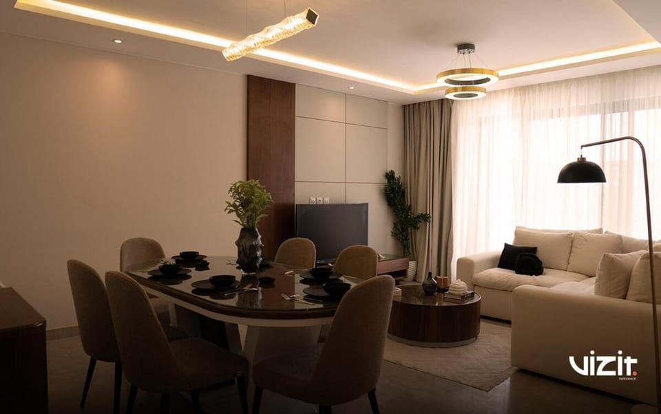 VIZIT Luxury 3BDR in Zed Near Arkan Plaza Apartment in Egypt