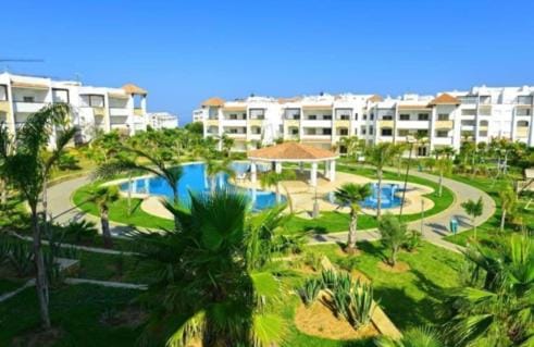 Bel Appt Climatisé avec Balcon, Ascenseur & Piscines Asilah Marina Golf Apartment in Tangier-Tétouan-Al Hoceima