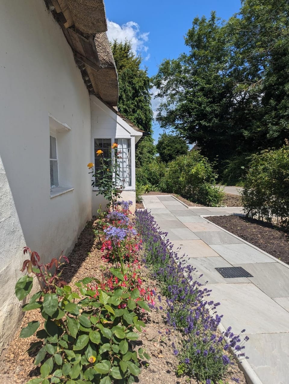 Property building, Garden view