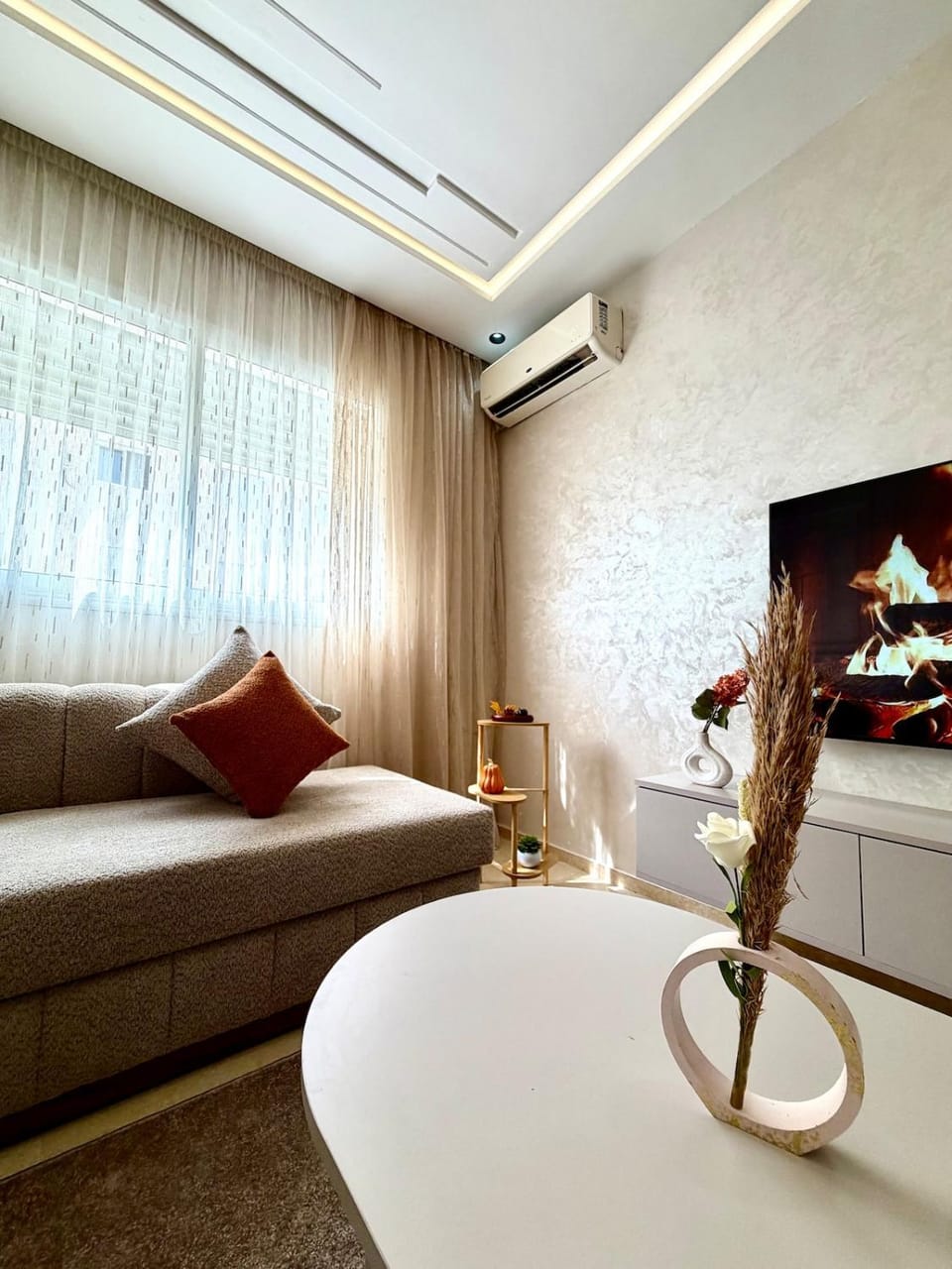 Communal lounge/ TV room, TV and multimedia, Living room, air conditioner