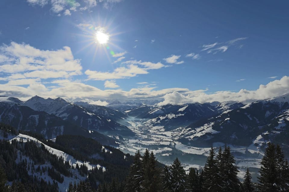 Natural landscape, Winter, Mountain view
