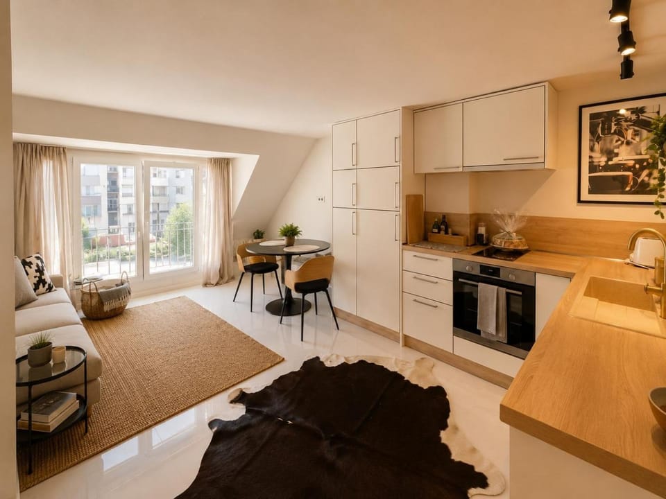 Kitchen or kitchenette, Dining area, oven
