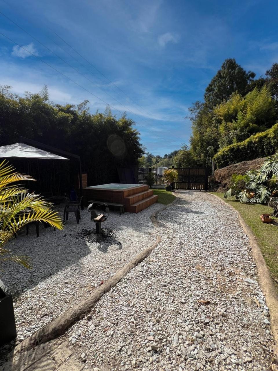 Property building, Garden view