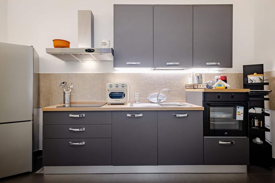 Coffee/tea facilities, Kitchen or kitchenette, dishwasher, minibar, oven, stove, toaster