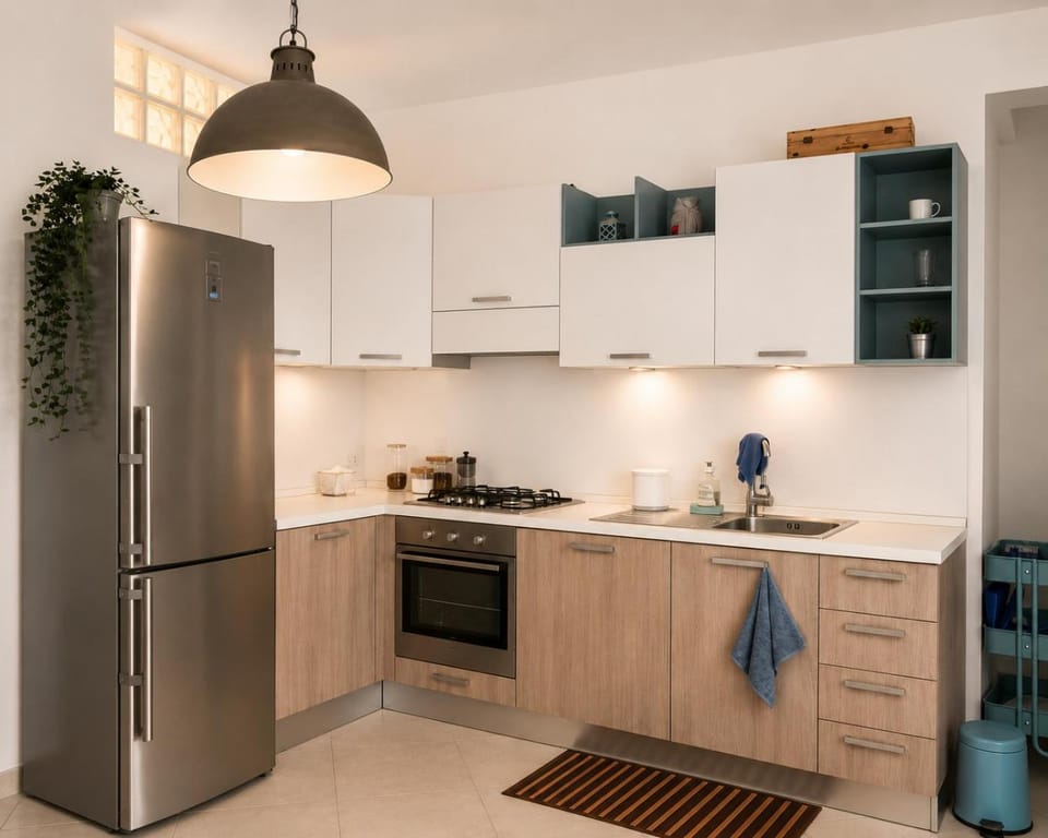 Kitchen or kitchenette, dishwasher, oven, stove