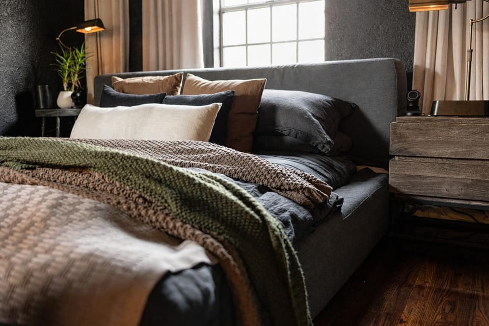 Bed, Bedroom