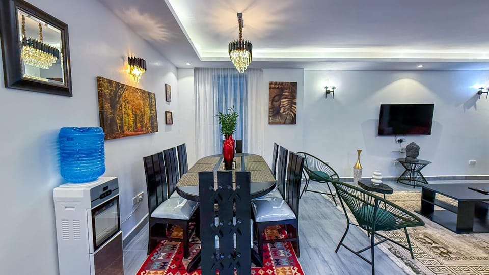Communal lounge/ TV room, TV and multimedia, Kitchen or kitchenette, Living room, Seating area, Dining area, Evening entertainment, minibar, oven