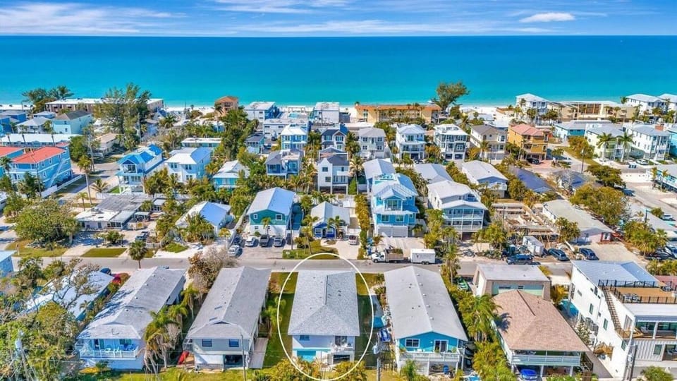 Large Group Getaway | Entire Duplex Walk to Beach House in Bradenton Beach