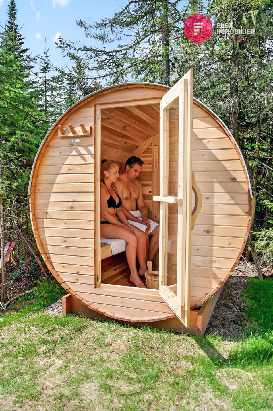 Jadeheim - Chalet 12 pers Spa et Sauna prives - Resort pres de Quebec House in Quebec
