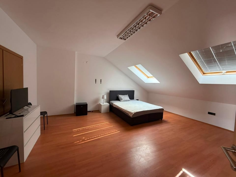 Bed, TV and multimedia, Bedroom