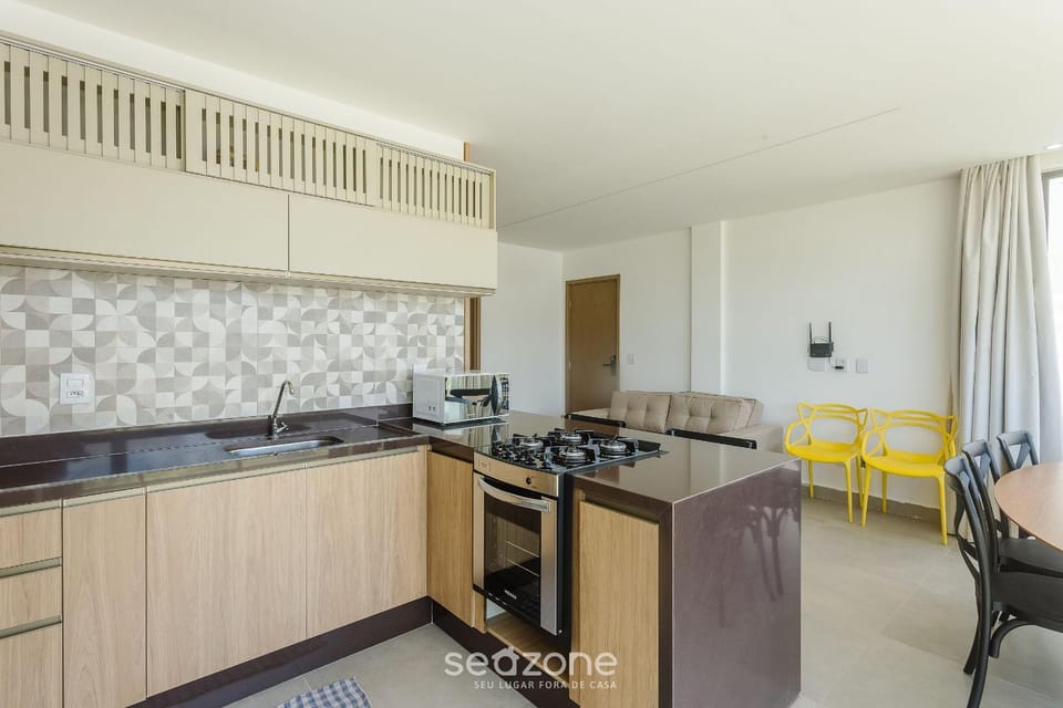 Kitchen or kitchenette, Living room, Dining area