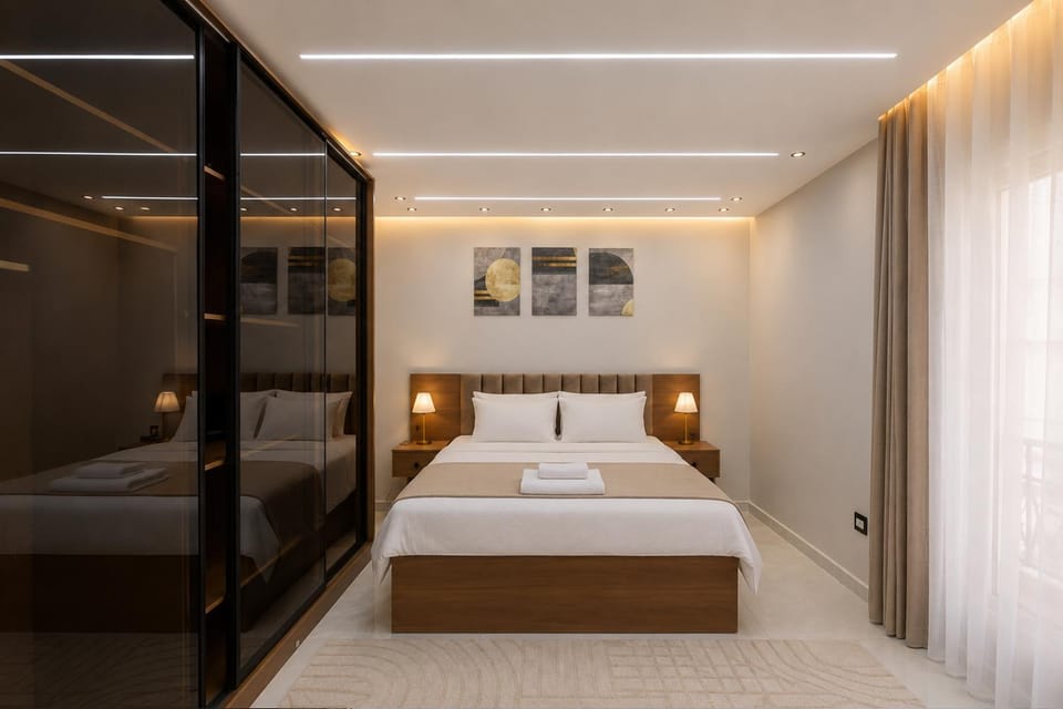 Luxury Retreat in Sheikh Zayed, Pool & Gym access Apartment in Egypt