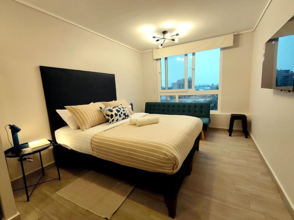 Nuevo departmento cerca del Movistar Arena y Metro para 3 personas D512 Apartment in Santiago