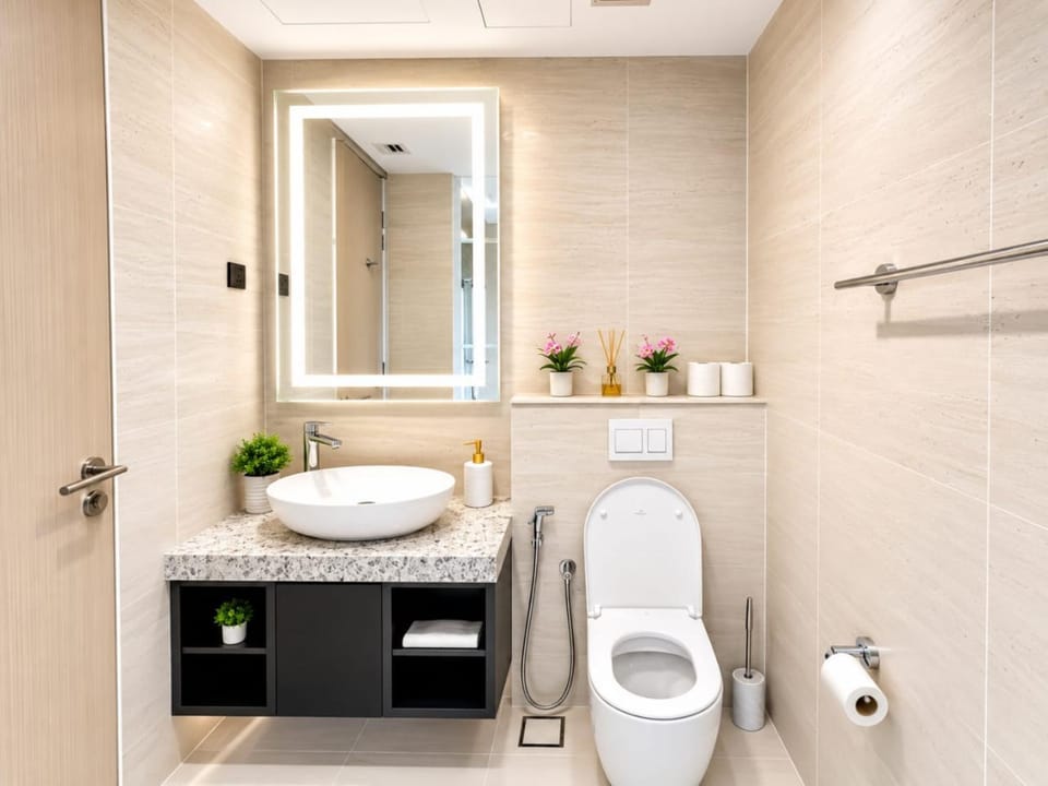 Shower, Toilet, Bathroom, bidet, towels