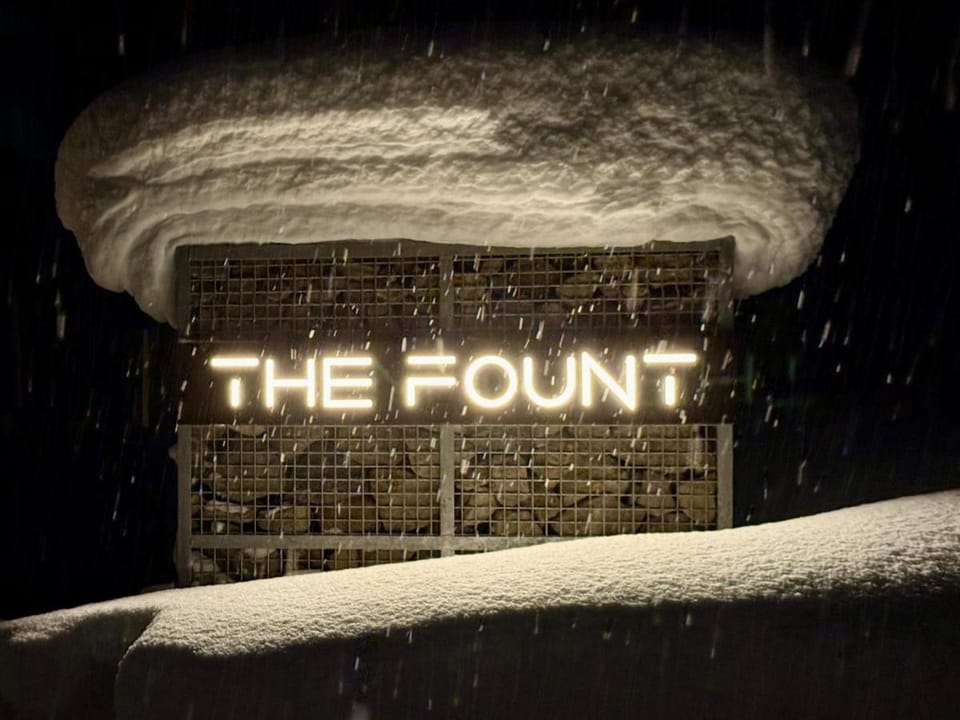 Property logo or sign, Winter, Street view