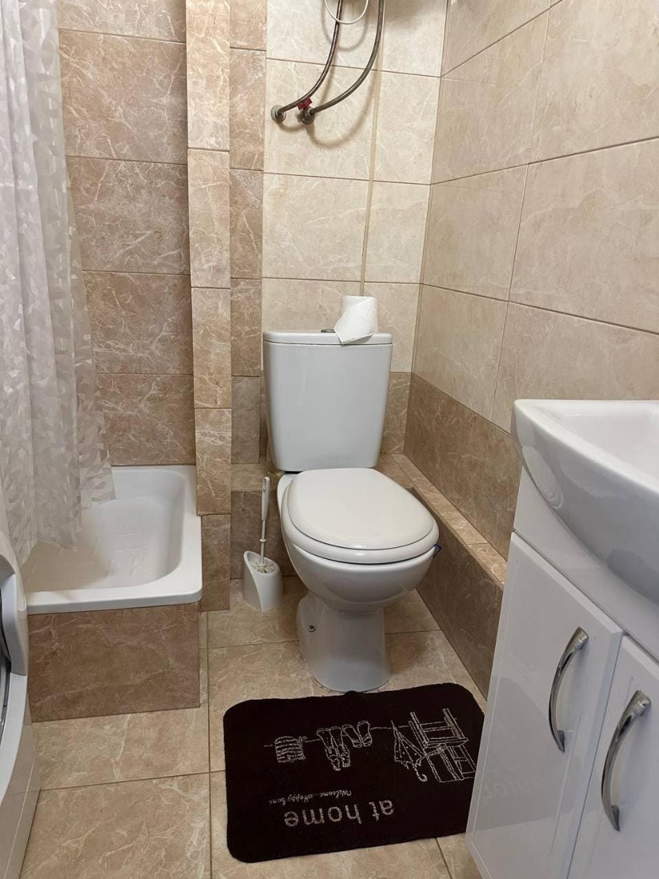 Shower, Toilet, Bathroom, washing machine