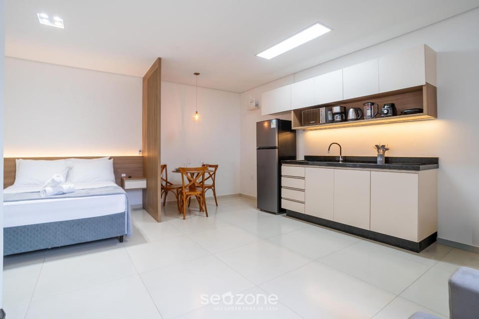 Bed, Kitchen or kitchenette, Photo of the whole room
