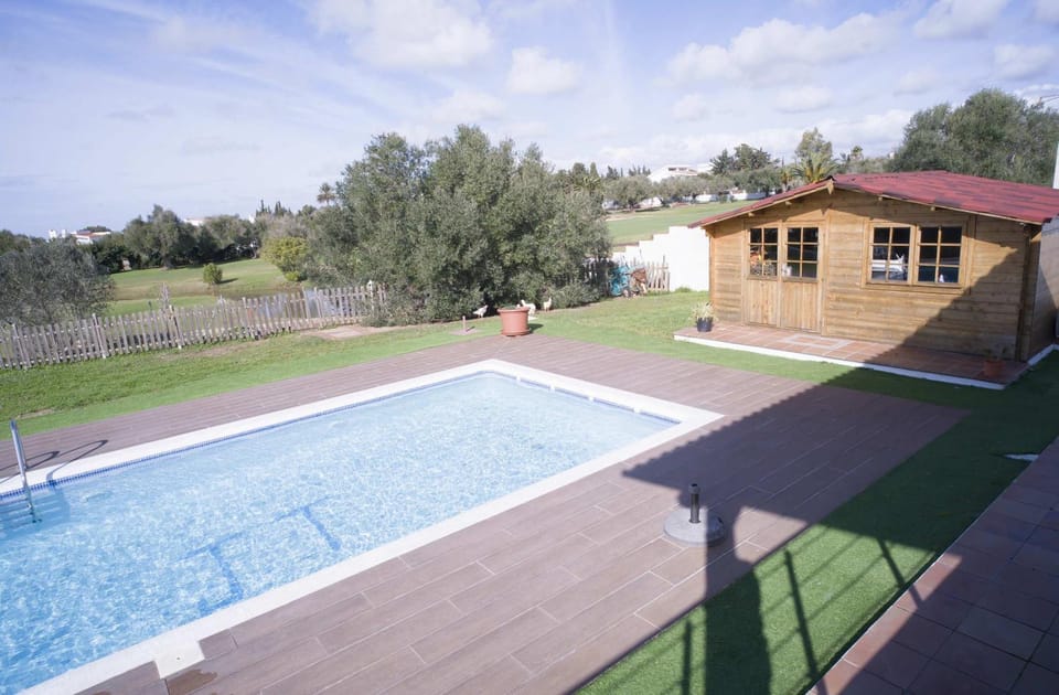 Casa privada con piscina barbacoa y jardin en Chiclana - Ideal Familias Chalet in Costa de la Luz