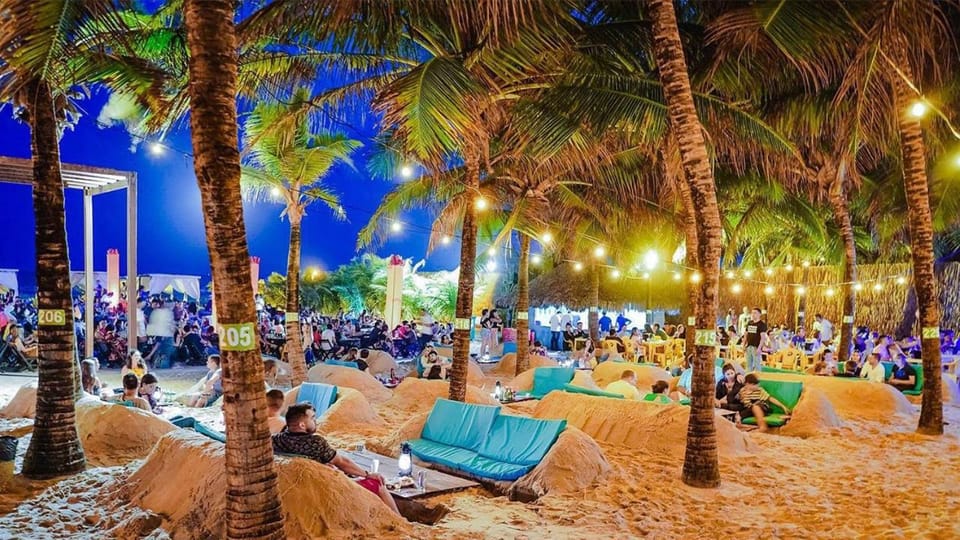 Night, Beach, Evening entertainment