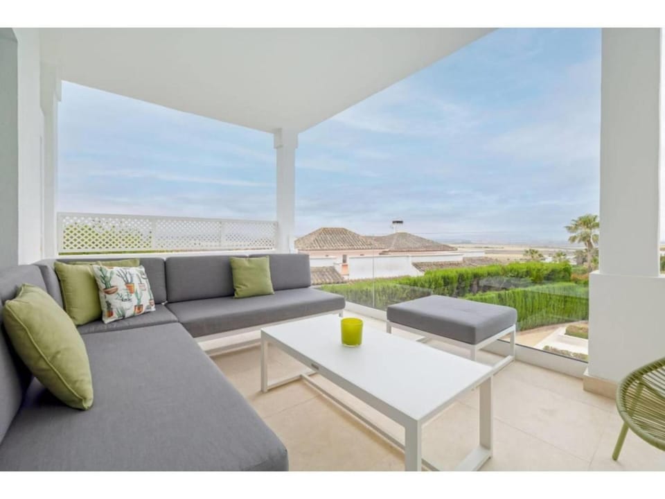 Patio, Day, Natural landscape, View (from property/room), Balcony/Terrace, Living room, Seating area, Dining area, Sea view