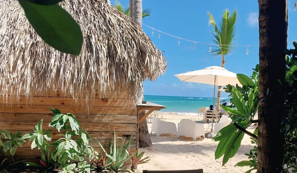 Patio, Nearby landmark, Restaurant/places to eat, Day, Natural landscape, Beach, sunbed