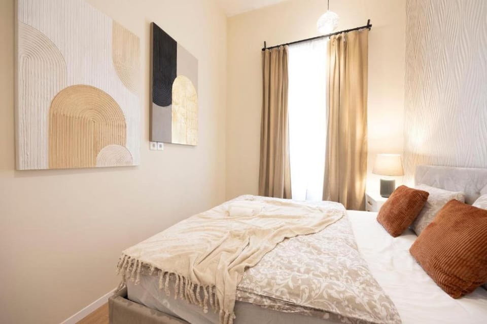 Elegant Marble 3BR Near Opera House Grand Windows Apartment in Budapest