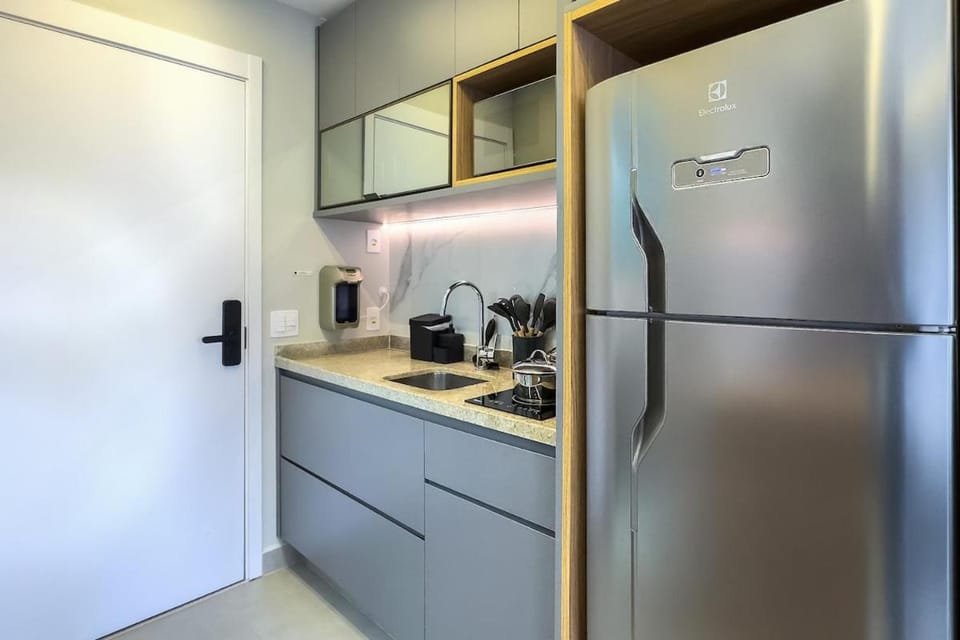 Estúdio executivo, Piscina, Academia e Coworking Apartment in Sao Paulo City