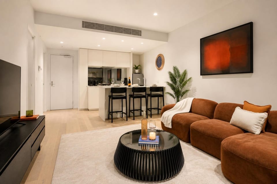 Luxurious City Escape with Pool, Gym & Sauna Apartment in Southbank